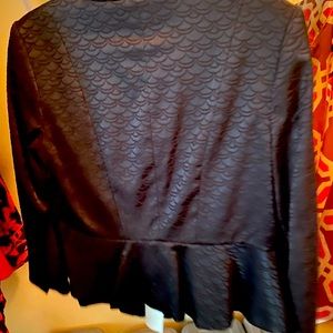 H&M scalloped suit